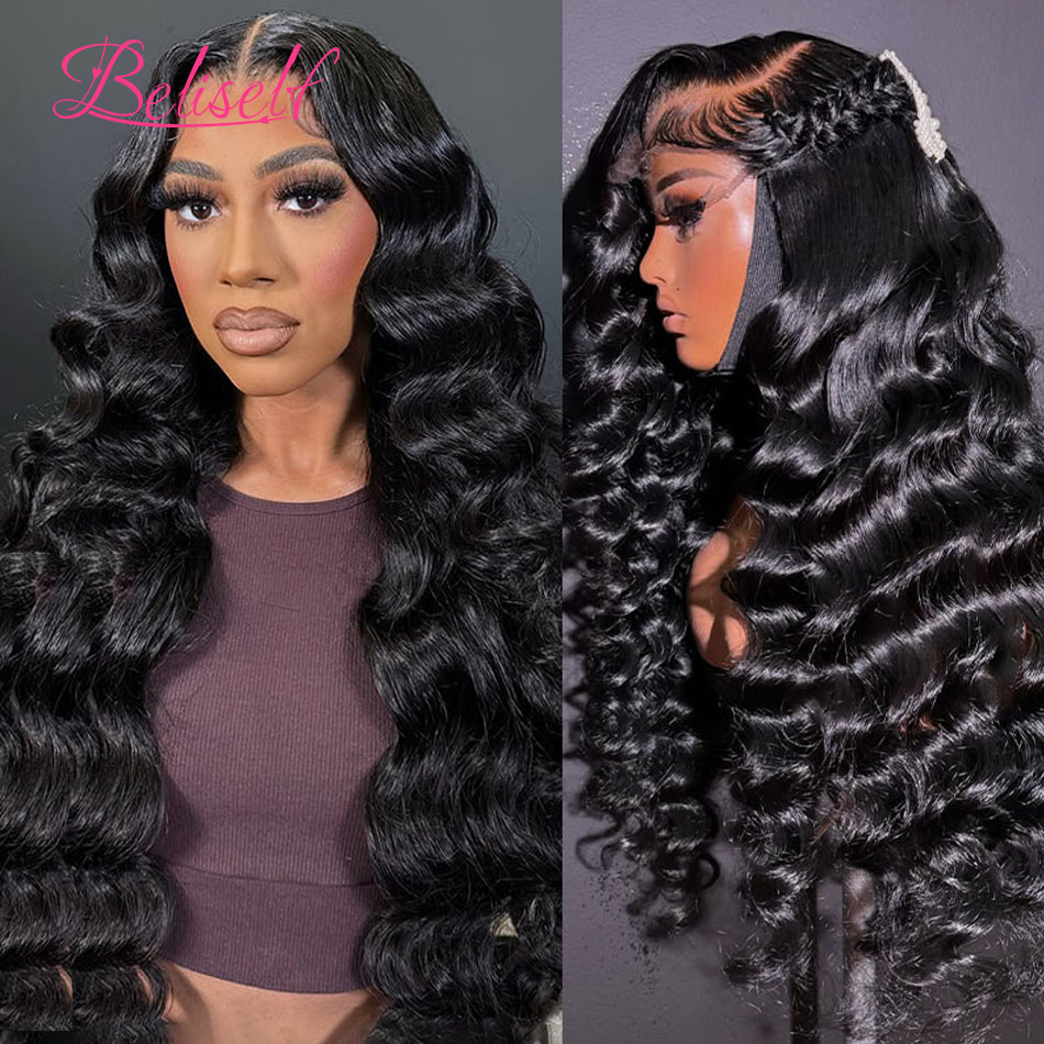 Lace Front Wig - Peruca de Cabelo Humano com Renda
