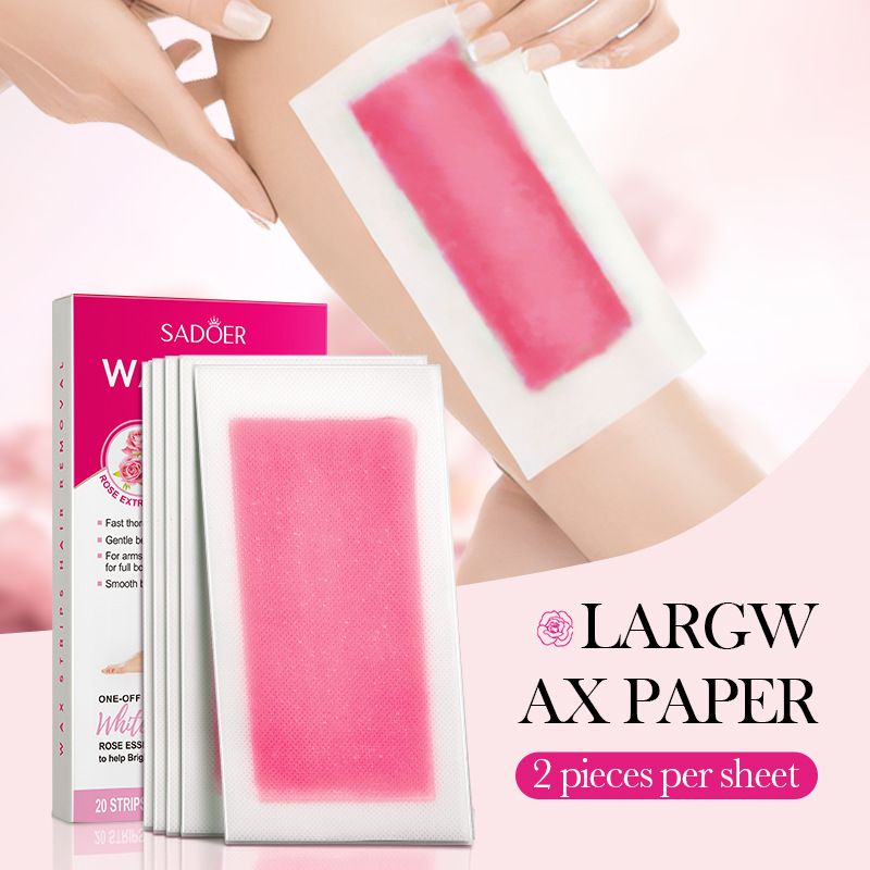 Hair Care With Aloe Vera - Fita de Papel para Depilação com