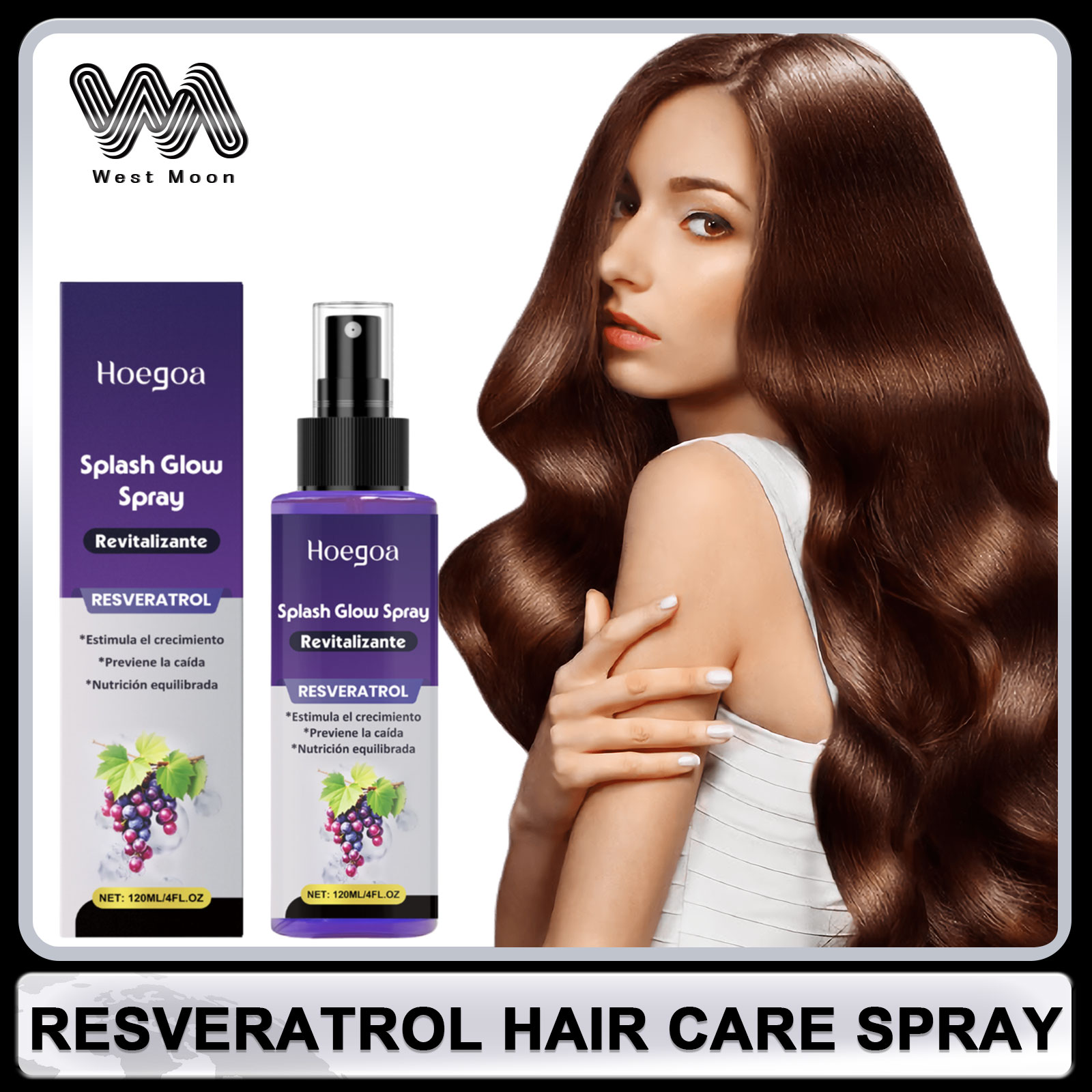 Hair Care Serum - Resveratrol spray de cuidados capilares anti