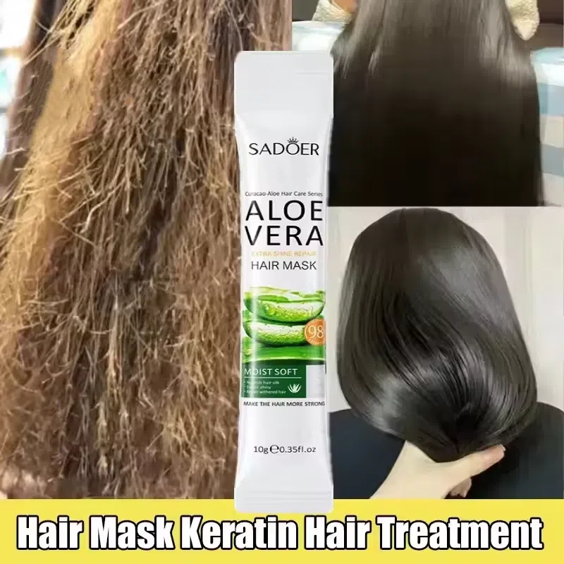 Hair Care With Aloe Vera - 5 segundos reparação rápida nutrir máscara