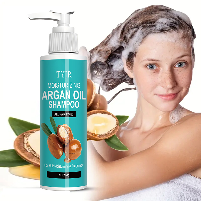 Hair Care Collagen - Shampoo de Óleo de Argan Marroquino,