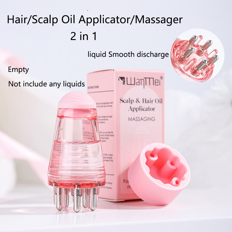 Hair Care Essence - Aplicador vazio para couro cabeludo, 6ml,