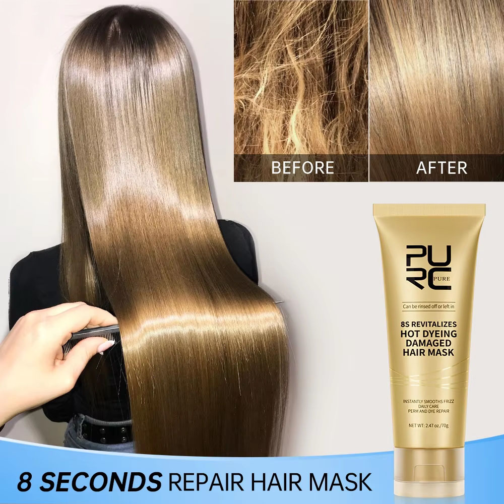 Hair Care Keratin Treatment - Máscara Capilar Mágica de 8 Segundos