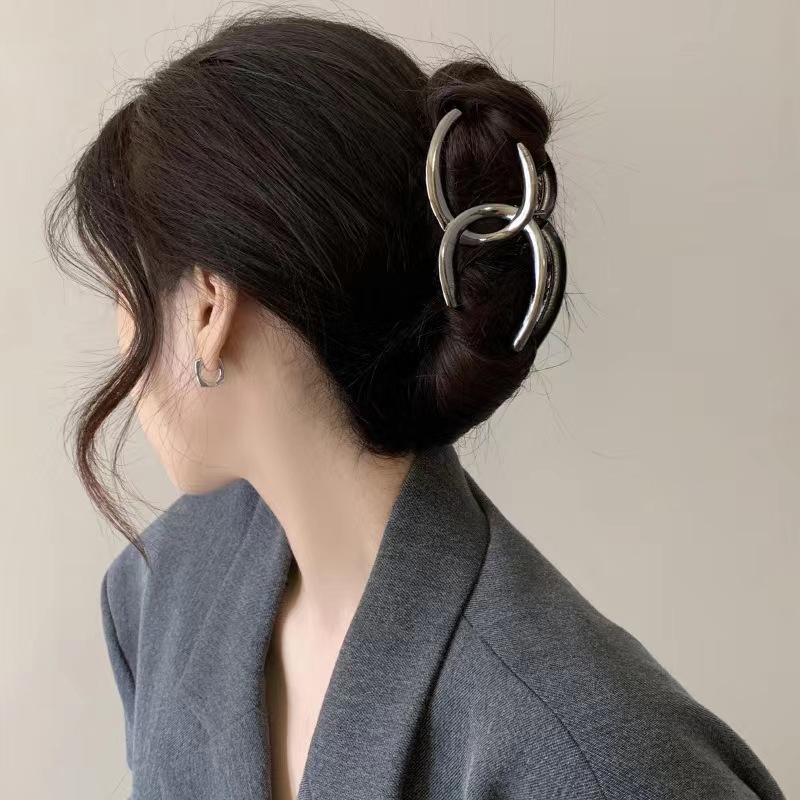 Hair Clip Claw Large - Grampos de cabelo grandes de metal,