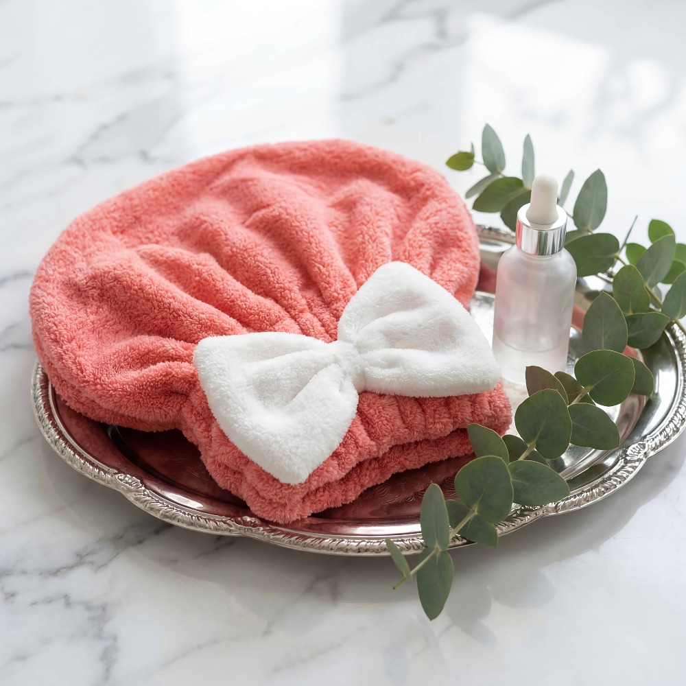 Hair Turban Towel - Touca de Secagem de Cabelo em