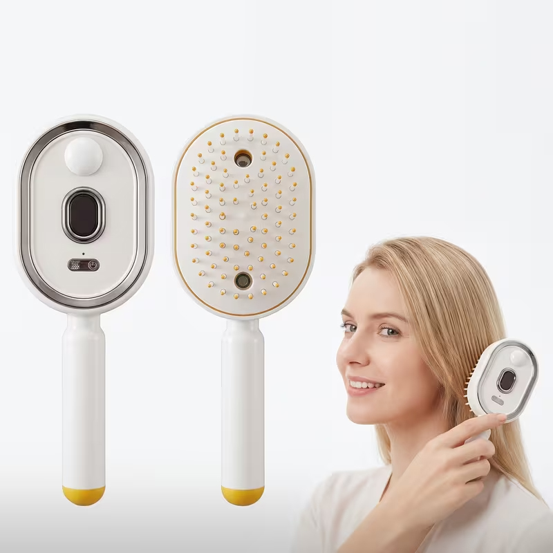 Hair Care Essential - Escova de Massagem Elétrica com Névoa