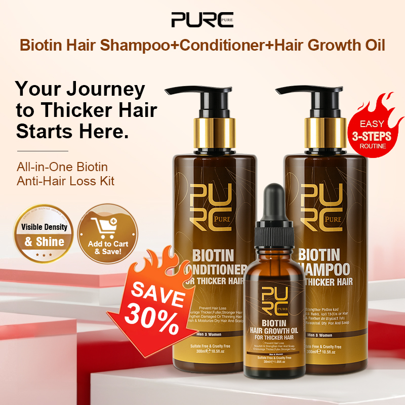Hair Care Keratin Treatment - Purc biotina óleo de crescimento do