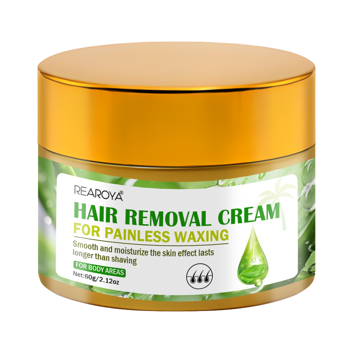Hair Care With Aloe Vera - Aloe Vera Hair Removal Cream, Limpa