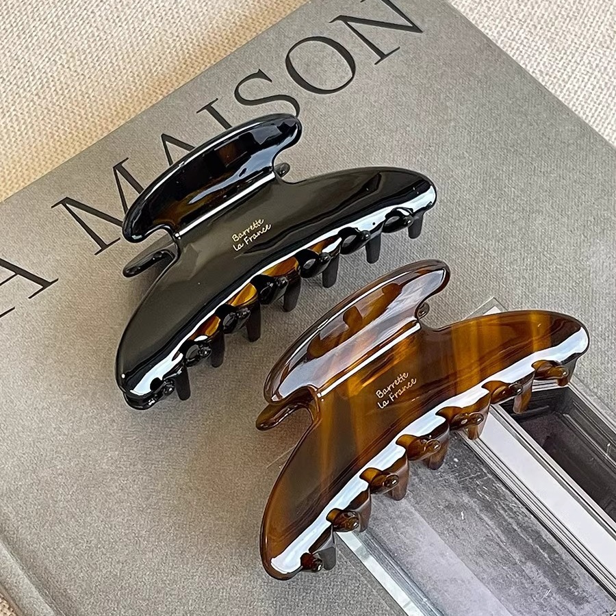 Novo retro coreano acetato gar - Hair Clip Claw Large avaliação e preço