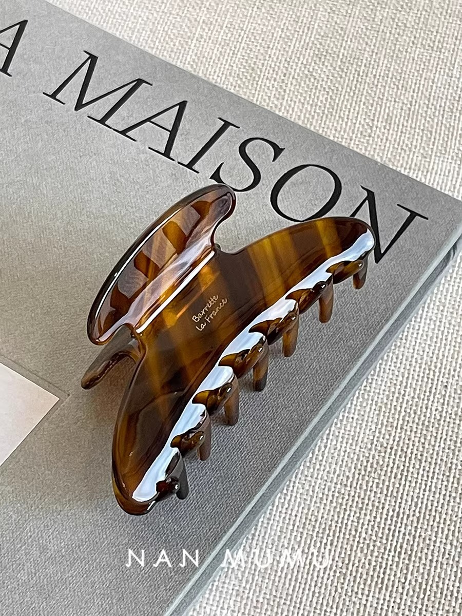 Novo retro coreano acetato gar - Hair Clip Claw Large avaliação e preço