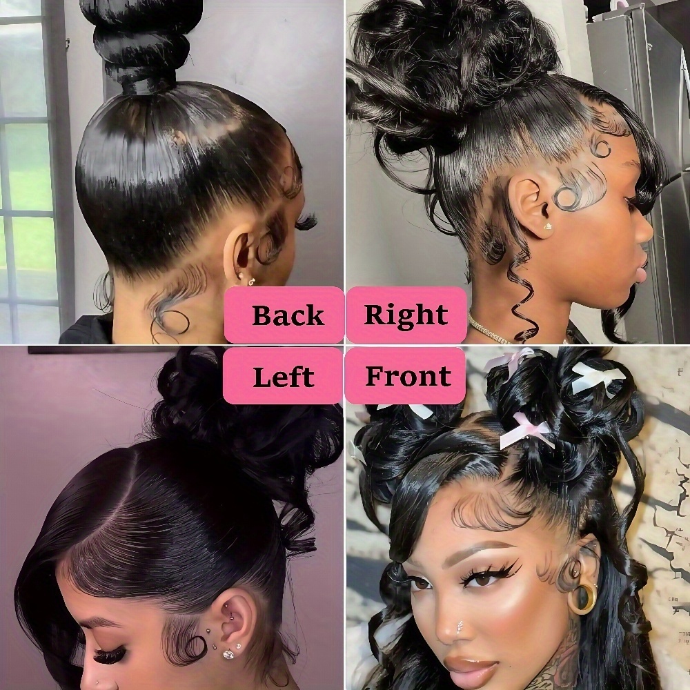 Hd 360 peruca cheia do laço co - Lace Front Wig avaliação e preço
