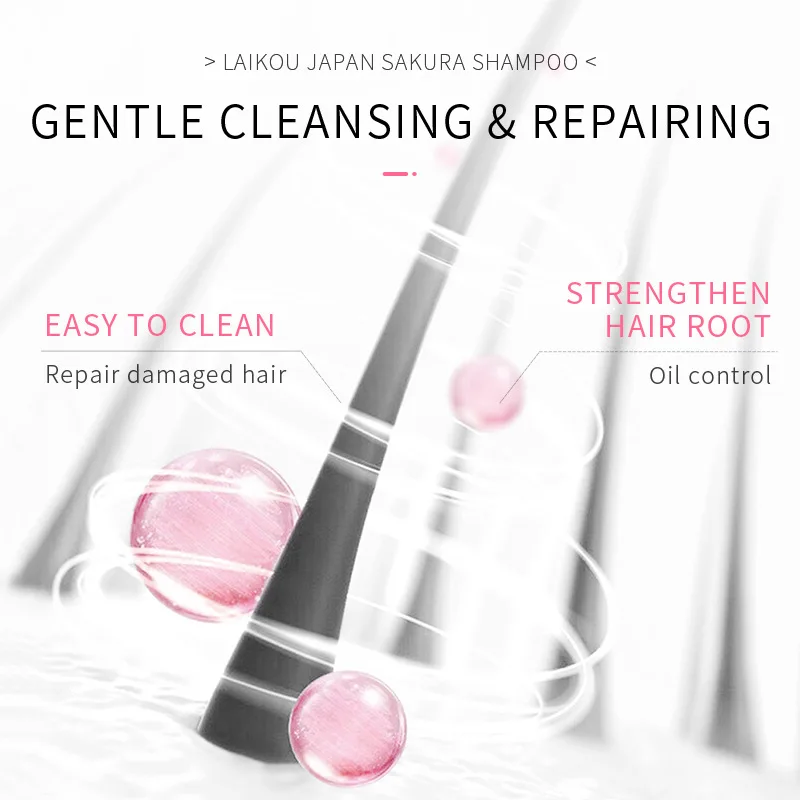 Laikou japão sakura shampoo re - Hair Care Organic avaliação e preço
