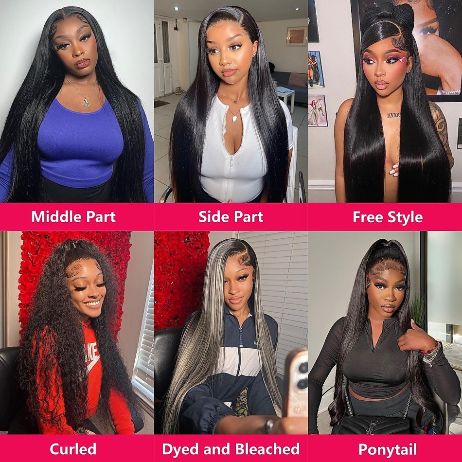 Peruca de Cabelo Humano Liso S - Lace Front Wig avaliação e preço