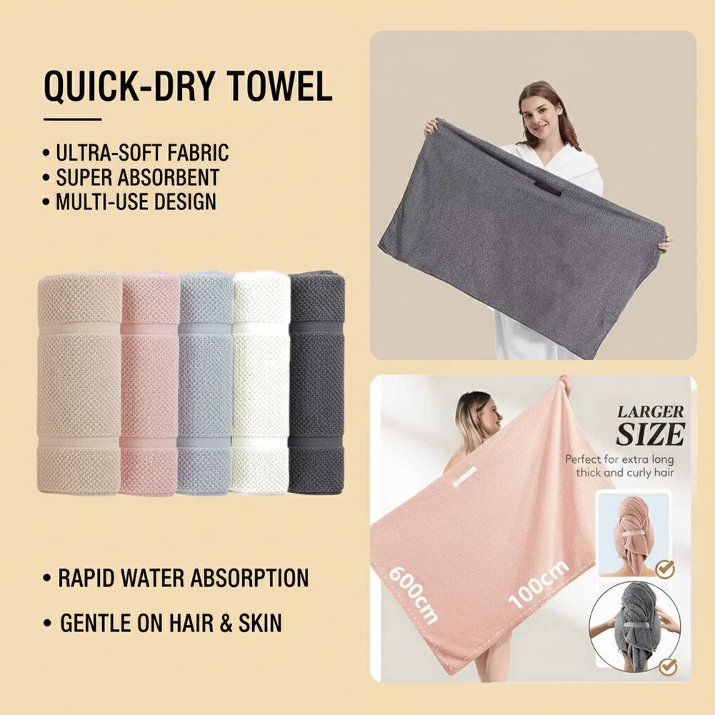 Toalha de secagem de cabelo su - Hair Turban Towel avaliação e preço