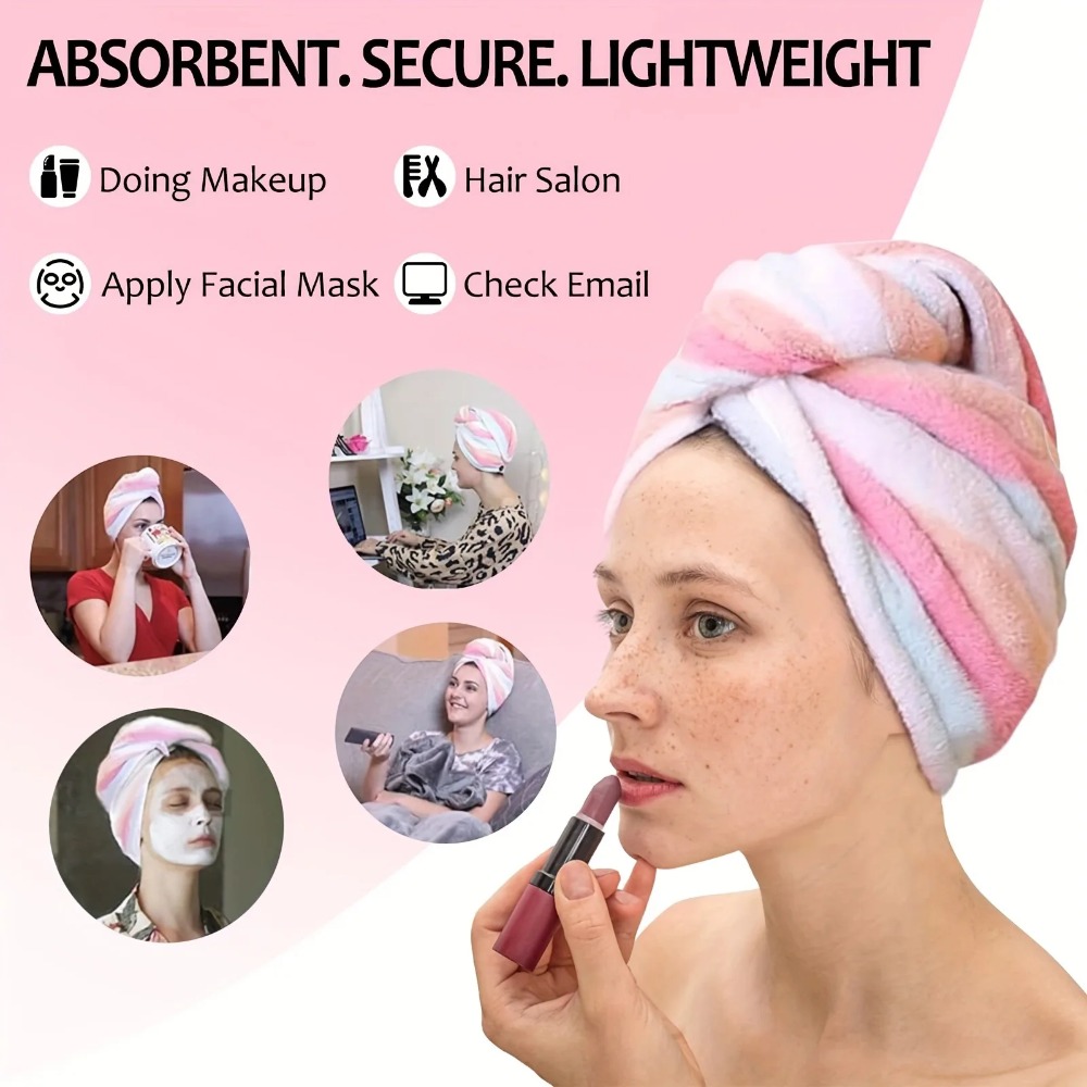 Ultra absorvente de secagem rá - Hair Turban Towel avaliação e preço