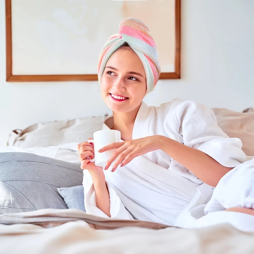 Ultra absorvente de secagem rá - Hair Turban Towel avaliação e preço