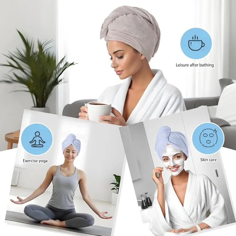 Toalha de Cabelo de Secagem Rá - Hair Turban Towel avaliação e preço