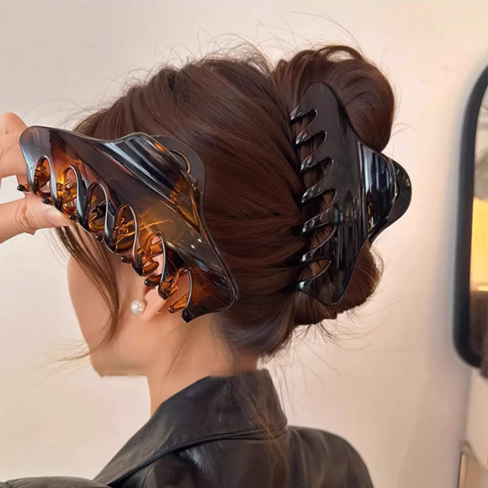 Novo retro coreano acetato gar - Hair Clip Claw Large avaliação e preço