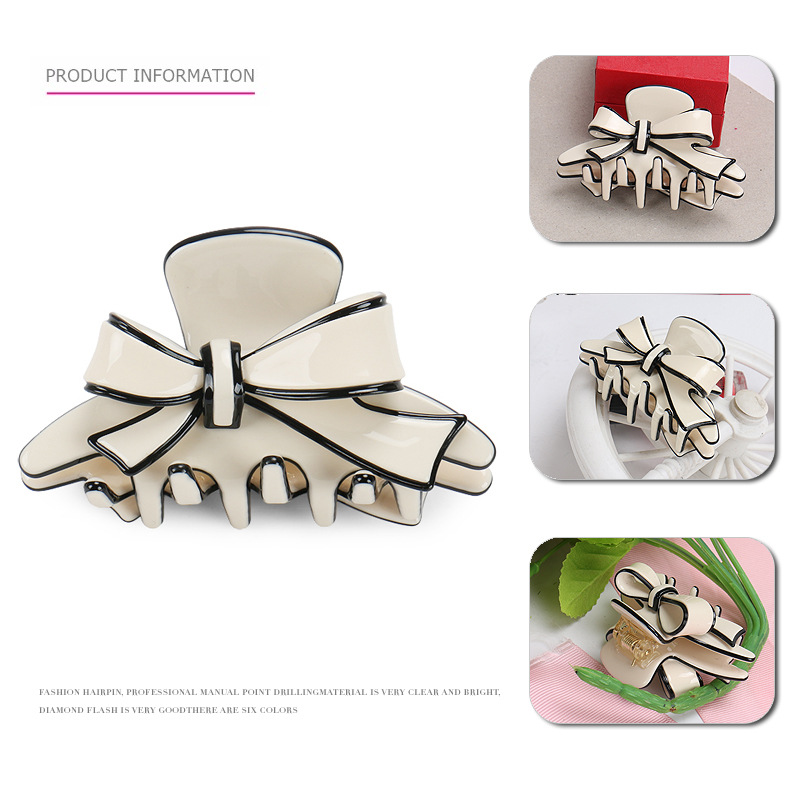Francês high-end acético dupla - Hair Clip Claw Large avaliação e preço