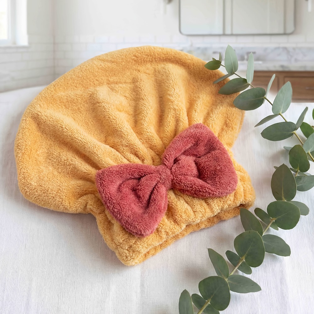 Touca de Secagem de Cabelo em  - Hair Turban Towel avaliação e preço