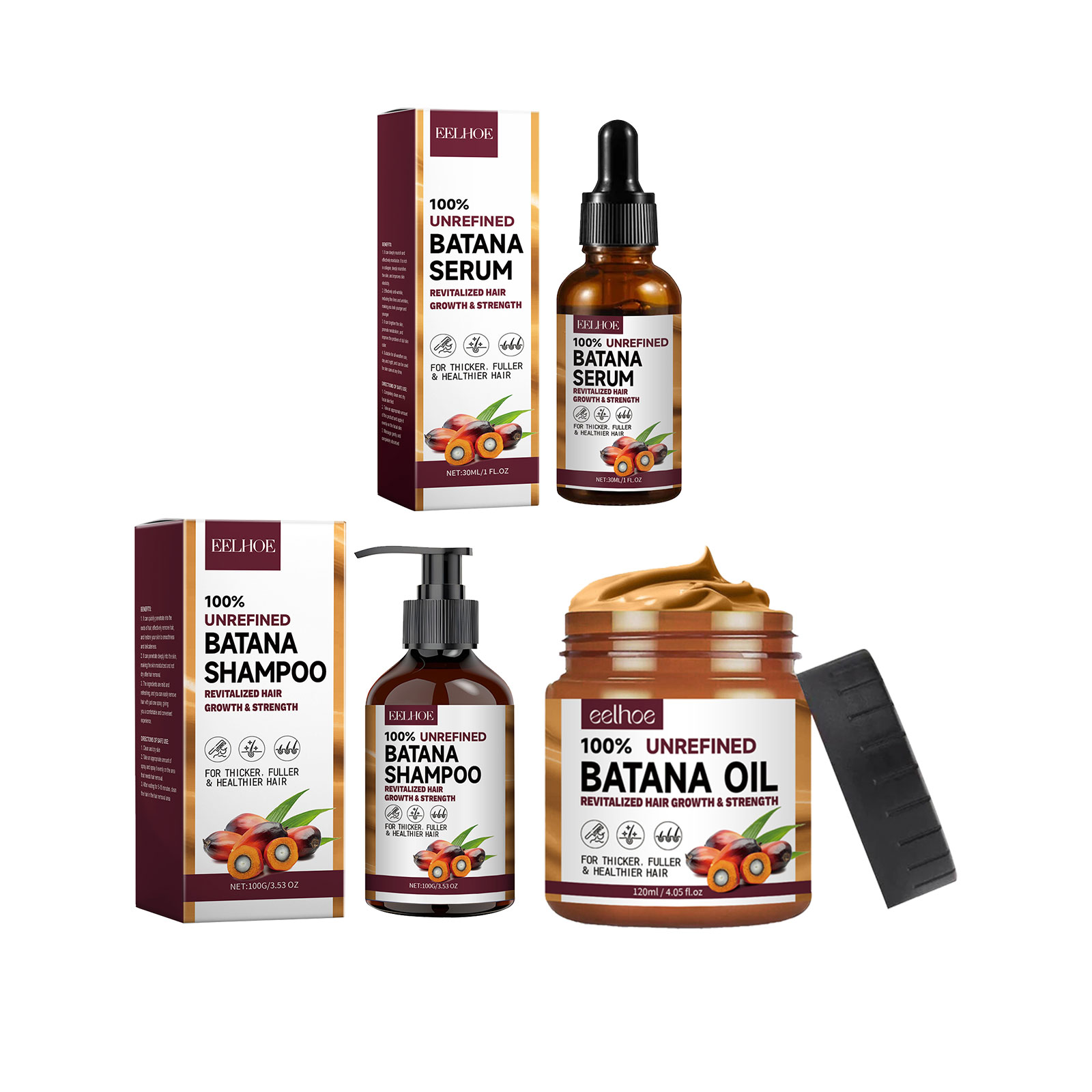 Eelhoe natural batana óleo hid - Hair Care Keratin Treatment avaliação e preço