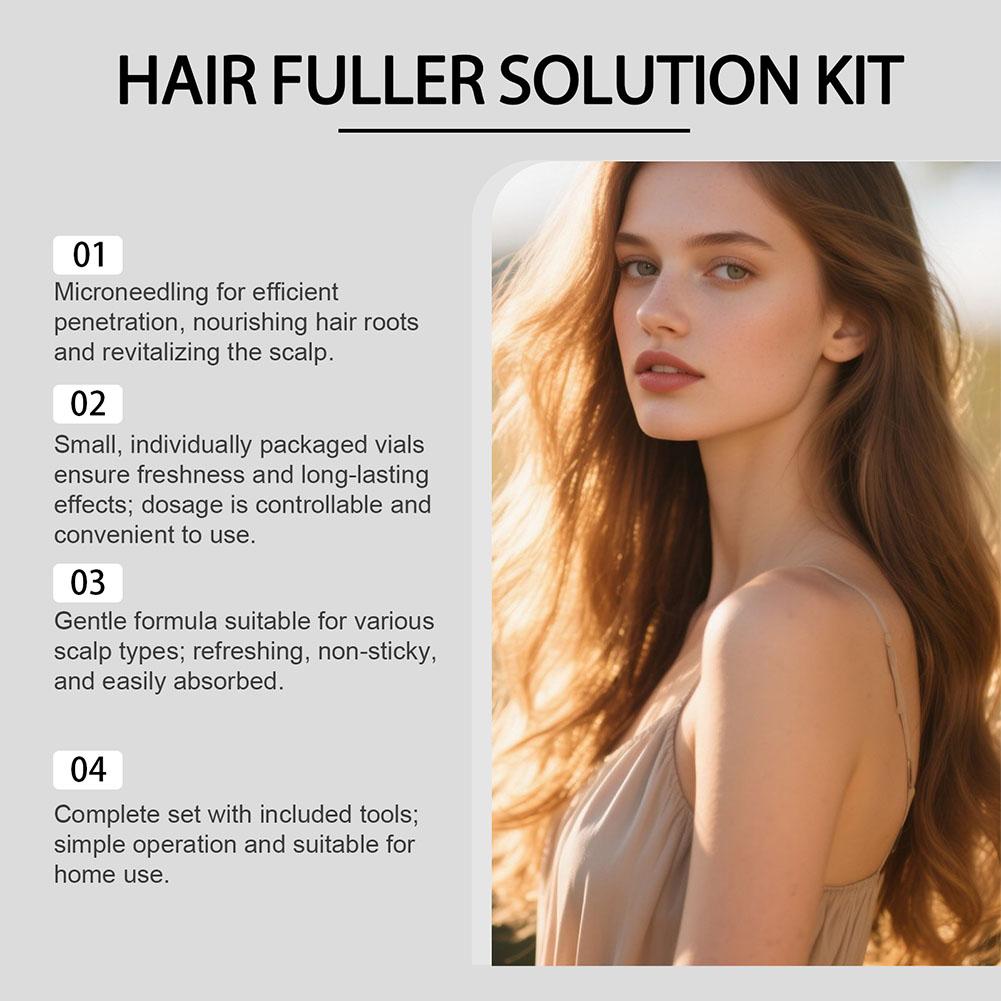 Kit de Rolo de Microagulhas co - Hair Care Oil Serum avaliação e preço