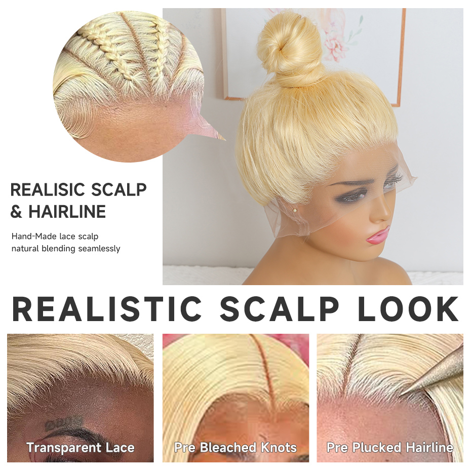 Peruca de Cabelo Humano Liso O - Lace Front Wig avaliação e preço
